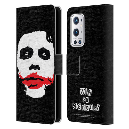 The Dark Knight Character Art Joker Face Leather Book Wallet Case Cover For OnePlus 9 Pro