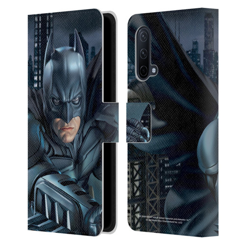The Dark Knight Character Art Batman Leather Book Wallet Case Cover For OnePlus Nord CE 5G