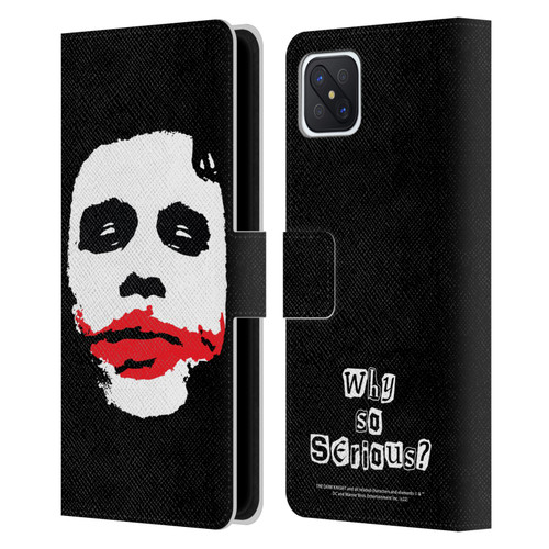 The Dark Knight Character Art Joker Face Leather Book Wallet Case Cover For OPPO Reno4 Z 5G