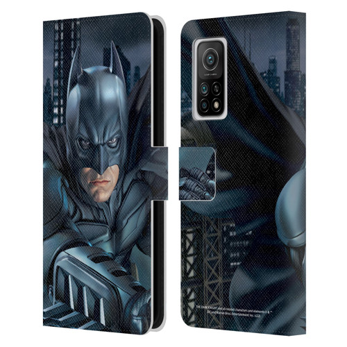 The Dark Knight Character Art Batman Leather Book Wallet Case Cover For Xiaomi Mi 10T 5G