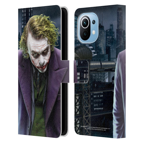 The Dark Knight Character Art Joker Leather Book Wallet Case Cover For Xiaomi Mi 11