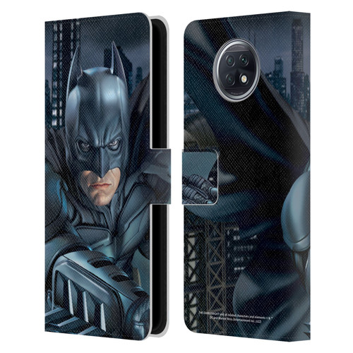 The Dark Knight Character Art Batman Leather Book Wallet Case Cover For Xiaomi Redmi Note 9T 5G
