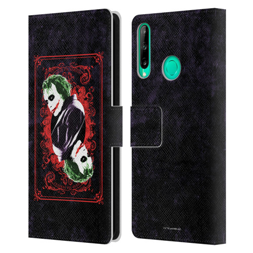 The Dark Knight Graphics Joker Card Leather Book Wallet Case Cover For Huawei P40 lite E