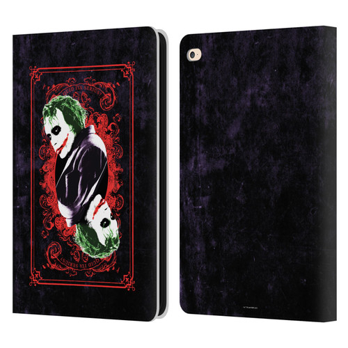 The Dark Knight Graphics Joker Card Leather Book Wallet Case Cover For Apple iPad Air 2 (2014)