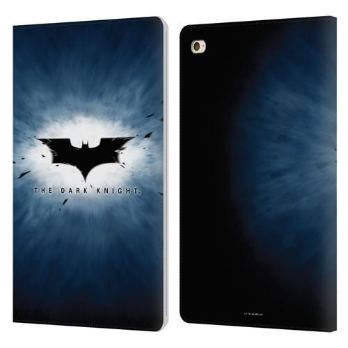 The Dark Knight Graphics Logo Leather Book Wallet Case Cover For Apple iPad mini 4