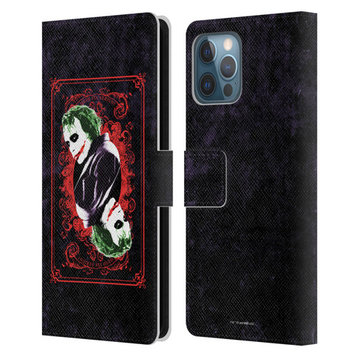 The Dark Knight Graphics Joker Card Leather Book Wallet Case Cover For Apple iPhone 12 Pro Max