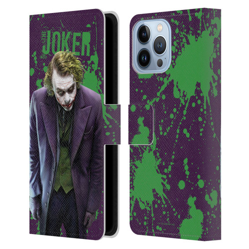 The Dark Knight Graphics Character Art Leather Book Wallet Case Cover For Apple iPhone 13 Pro Max