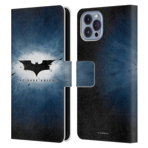 The Dark Knight Graphics Logo Leather Book Wallet Case Cover For Apple iPhone 14