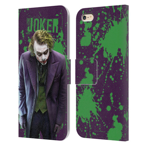 The Dark Knight Graphics Character Art Leather Book Wallet Case Cover For Apple iPhone 6 Plus / iPhone 6s Plus