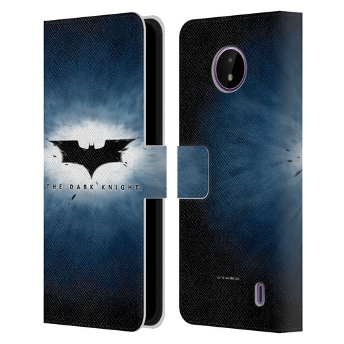 The Dark Knight Graphics Logo Leather Book Wallet Case Cover For Nokia C10 / C20