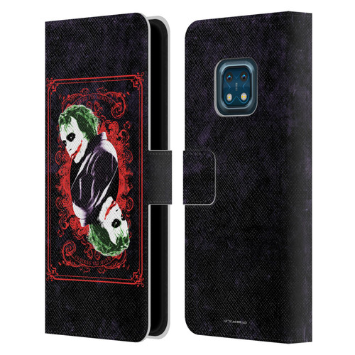 The Dark Knight Graphics Joker Card Leather Book Wallet Case Cover For Nokia XR20