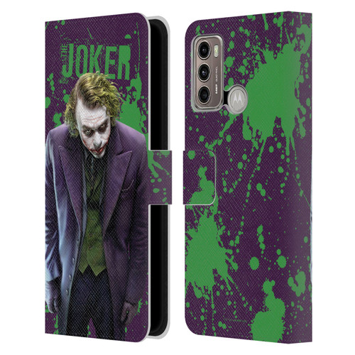 The Dark Knight Graphics Character Art Leather Book Wallet Case Cover For Motorola Moto G60 / Moto G40 Fusion