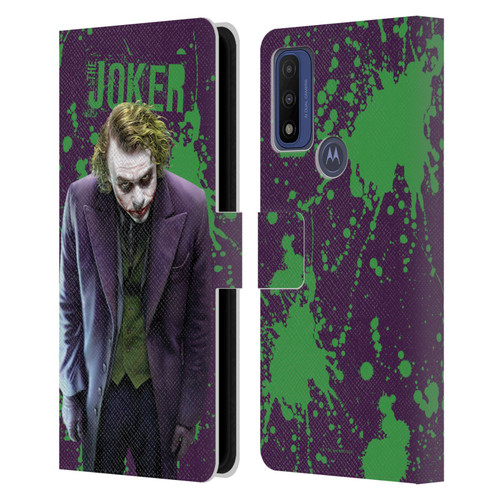 The Dark Knight Graphics Character Art Leather Book Wallet Case Cover For Motorola G Pure