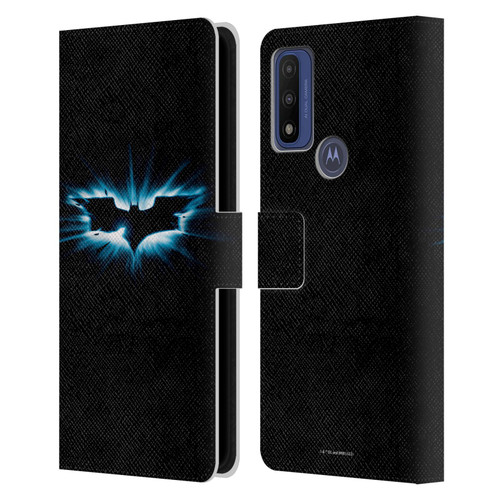 The Dark Knight Graphics Logo Black Leather Book Wallet Case Cover For Motorola G Pure