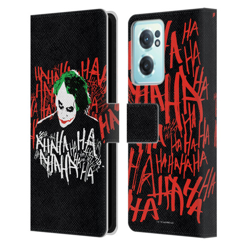 The Dark Knight Graphics Joker Laugh Leather Book Wallet Case Cover For OnePlus Nord CE 2 5G