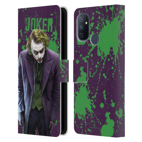 The Dark Knight Graphics Character Art Leather Book Wallet Case Cover For OnePlus Nord N100