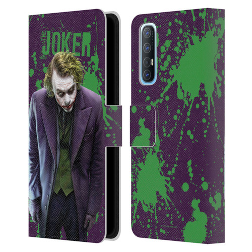 The Dark Knight Graphics Character Art Leather Book Wallet Case Cover For OPPO Find X2 Neo 5G