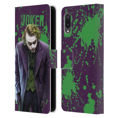The Dark Knight Graphics Character Art Leather Book Wallet Case Cover For Samsung Galaxy A02/M02 (2021)