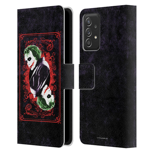 The Dark Knight Graphics Joker Card Leather Book Wallet Case Cover For Samsung Galaxy A53 5G (2022)