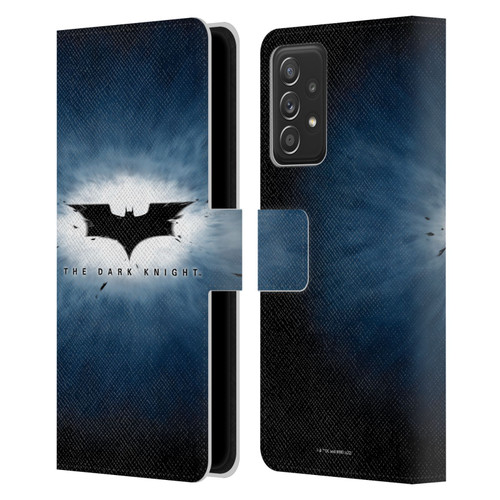 The Dark Knight Graphics Logo Leather Book Wallet Case Cover For Samsung Galaxy A53 5G (2022)