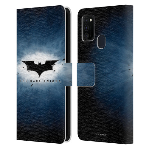 The Dark Knight Graphics Logo Leather Book Wallet Case Cover For Samsung Galaxy M30s (2019)/M21 (2020)