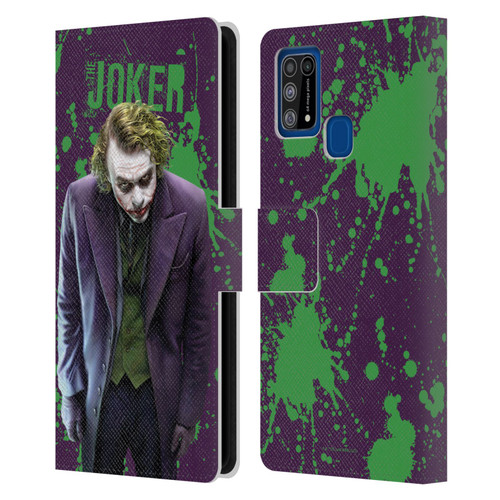 The Dark Knight Graphics Character Art Leather Book Wallet Case Cover For Samsung Galaxy M31 (2020)