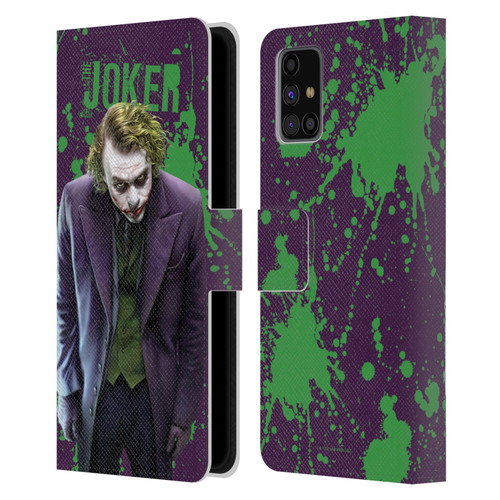 The Dark Knight Graphics Character Art Leather Book Wallet Case Cover For Samsung Galaxy M31s (2020)