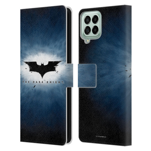 The Dark Knight Graphics Logo Leather Book Wallet Case Cover For Samsung Galaxy M33 (2022)