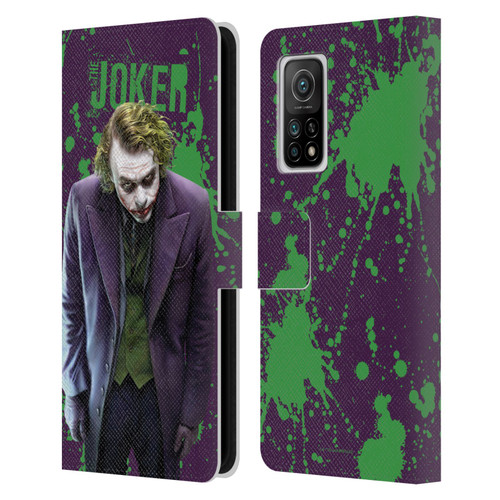 The Dark Knight Graphics Character Art Leather Book Wallet Case Cover For Xiaomi Mi 10T 5G