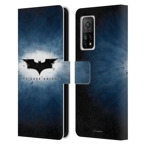 The Dark Knight Graphics Logo Leather Book Wallet Case Cover For Xiaomi Mi 10T 5G