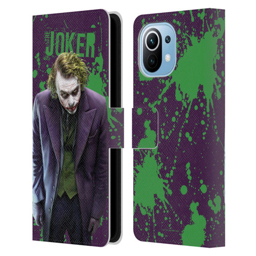 The Dark Knight Graphics Character Art Leather Book Wallet Case Cover For Xiaomi Mi 11