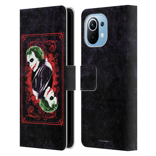 The Dark Knight Graphics Joker Card Leather Book Wallet Case Cover For Xiaomi Mi 11
