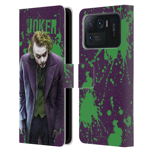 The Dark Knight Graphics Character Art Leather Book Wallet Case Cover For Xiaomi Mi 11 Ultra