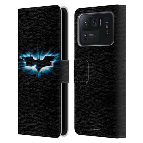 The Dark Knight Graphics Logo Black Leather Book Wallet Case Cover For Xiaomi Mi 11 Ultra