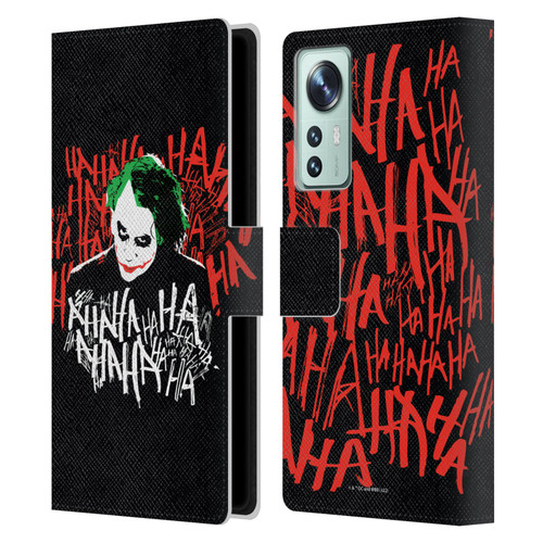 The Dark Knight Graphics Joker Laugh Leather Book Wallet Case Cover For Xiaomi 12