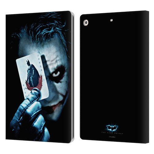 The Dark Knight Key Art Joker Card Leather Book Wallet Case Cover For Apple iPad 10.2 2019/2020/2021