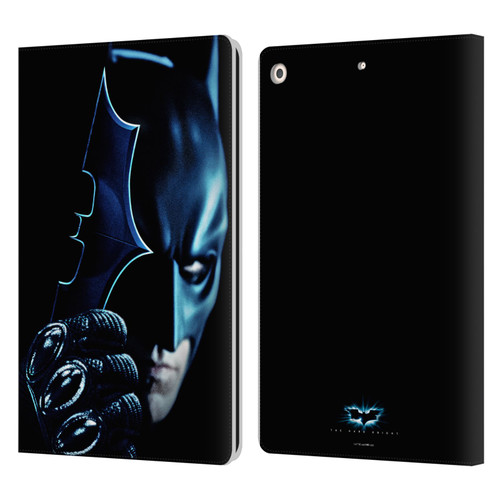 The Dark Knight Key Art Batman Batarang Leather Book Wallet Case Cover For Apple iPad 10.2 2019/2020/2021