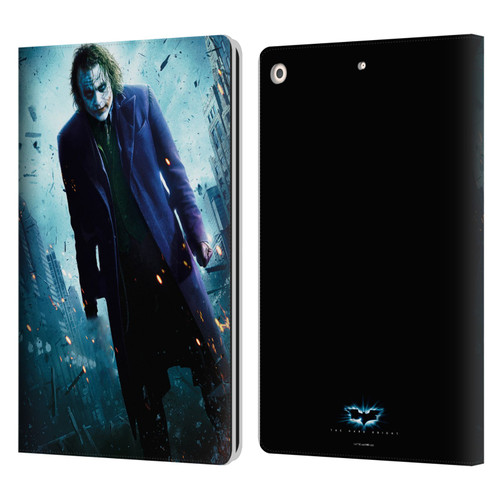 The Dark Knight Key Art Joker Poster Leather Book Wallet Case Cover For Apple iPad 10.2 2019/2020/2021