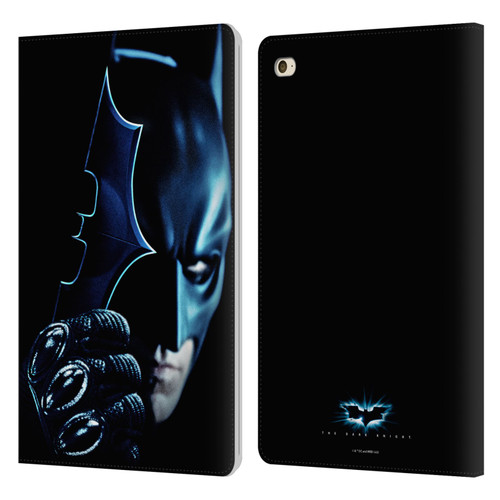 The Dark Knight Key Art Batman Batarang Leather Book Wallet Case Cover For Apple iPad mini 4