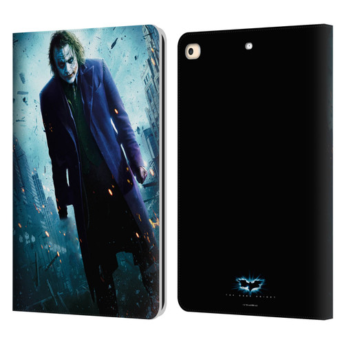 The Dark Knight Key Art Joker Poster Leather Book Wallet Case Cover For Apple iPad 9.7 2017 / iPad 9.7 2018