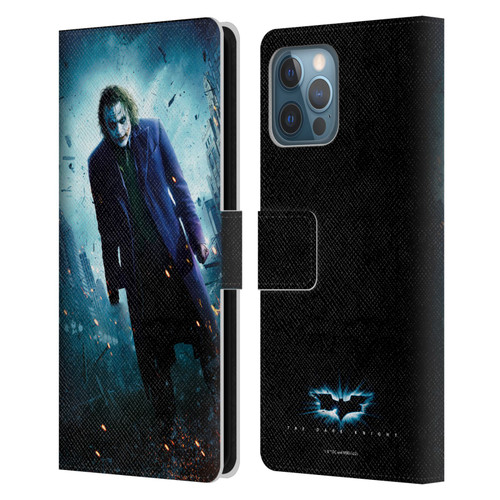 The Dark Knight Key Art Joker Poster Leather Book Wallet Case Cover For Apple iPhone 12 Pro Max