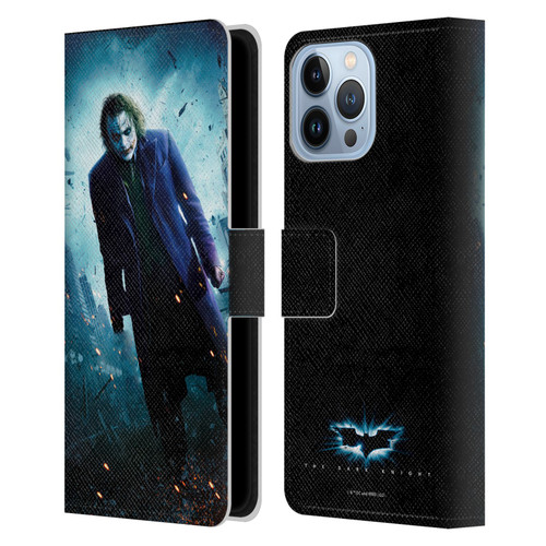The Dark Knight Key Art Joker Poster Leather Book Wallet Case Cover For Apple iPhone 13 Pro Max