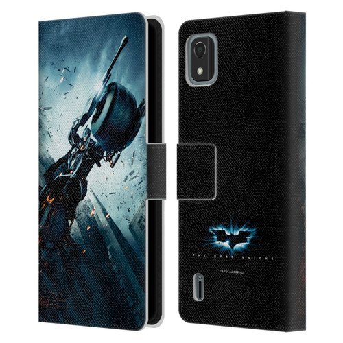 The Dark Knight Key Art Batman Batpod Leather Book Wallet Case Cover For Nokia C2 2nd Edition