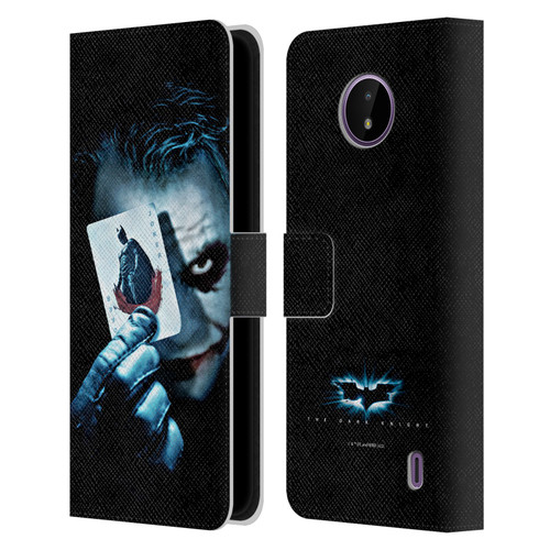The Dark Knight Key Art Joker Card Leather Book Wallet Case Cover For Nokia C10 / C20