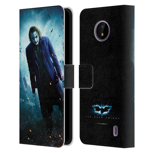 The Dark Knight Key Art Joker Poster Leather Book Wallet Case Cover For Nokia C10 / C20