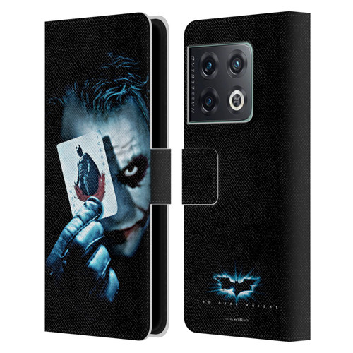 The Dark Knight Key Art Joker Card Leather Book Wallet Case Cover For OnePlus 10 Pro