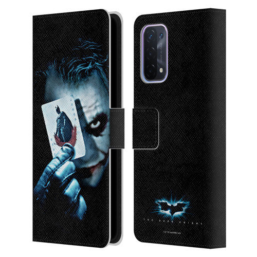 The Dark Knight Key Art Joker Card Leather Book Wallet Case Cover For OPPO A54 5G