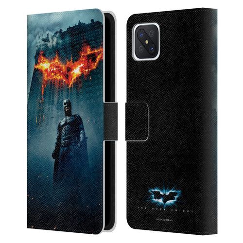 The Dark Knight Key Art Batman Poster Leather Book Wallet Case Cover For OPPO Reno4 Z 5G
