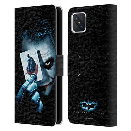 The Dark Knight Key Art Joker Card Leather Book Wallet Case Cover For OPPO Reno4 Z 5G
