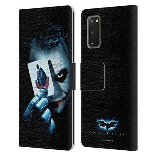 The Dark Knight Key Art Joker Card Leather Book Wallet Case Cover For Samsung Galaxy S20 / S20 5G